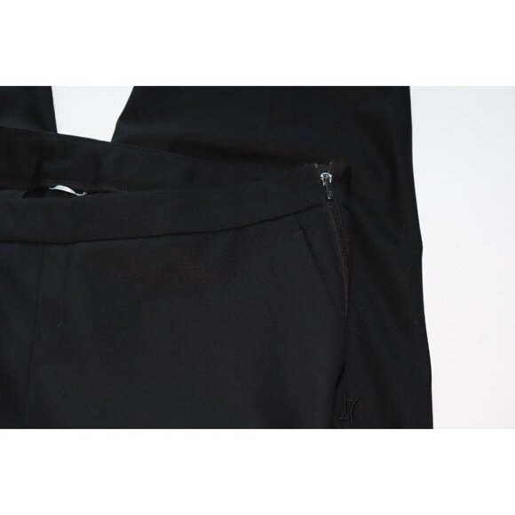 Kit and Ace Women's Size US8 Black Slim-Fit Trouser Side Zipper Wool Jersey Pant - Picture 6 of 9